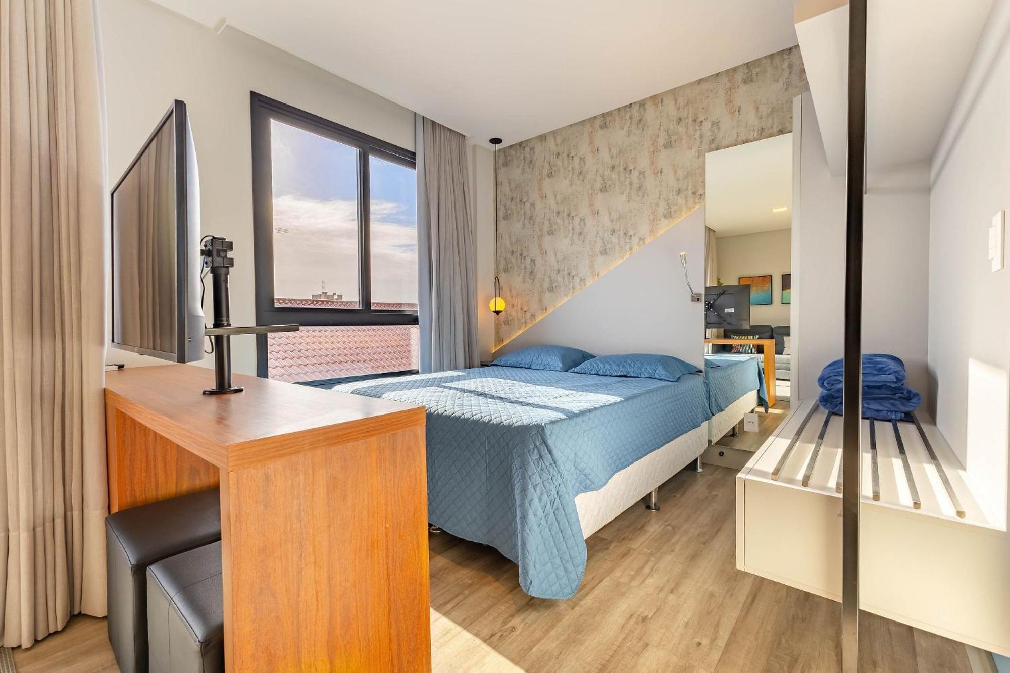 Confortavel Loft Em Condominio Com Piscina Bombinhas Ngoại thất bức ảnh
